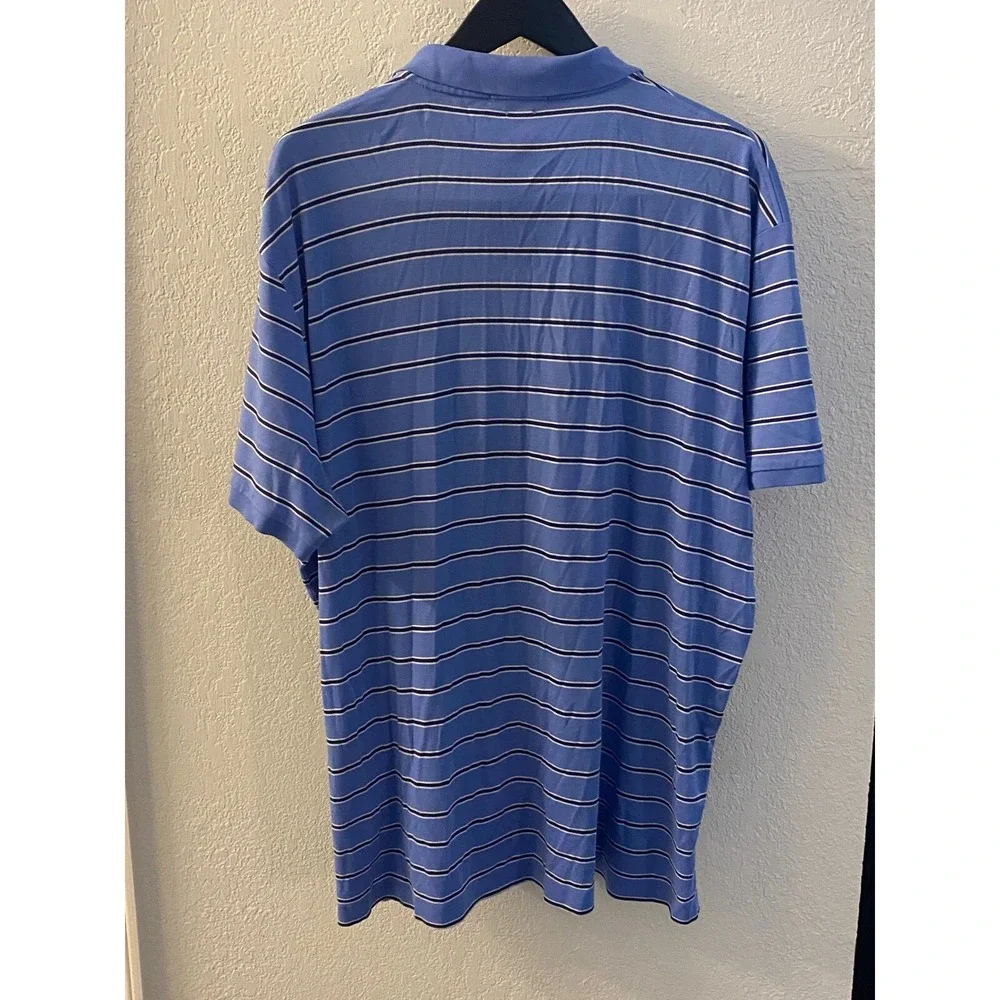 Polo Ralph Lauren Polo‎ Size XL Classic Fit Blue Striped Casual Preppy